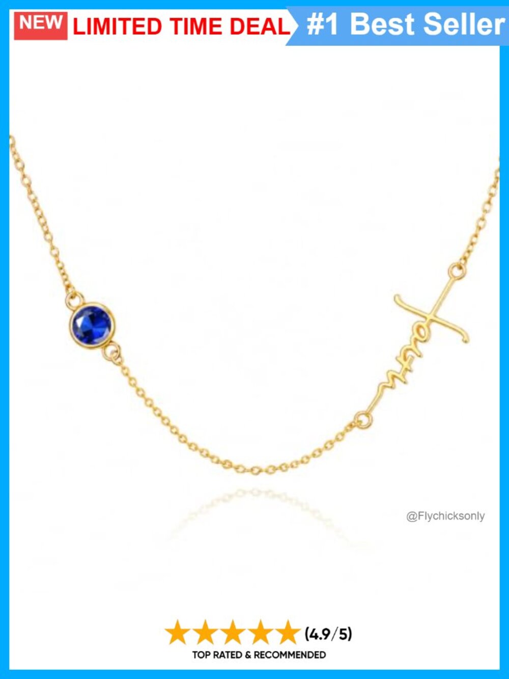 14K Gold Plated Faith Cross Necklace Cubic Zirconia Choker